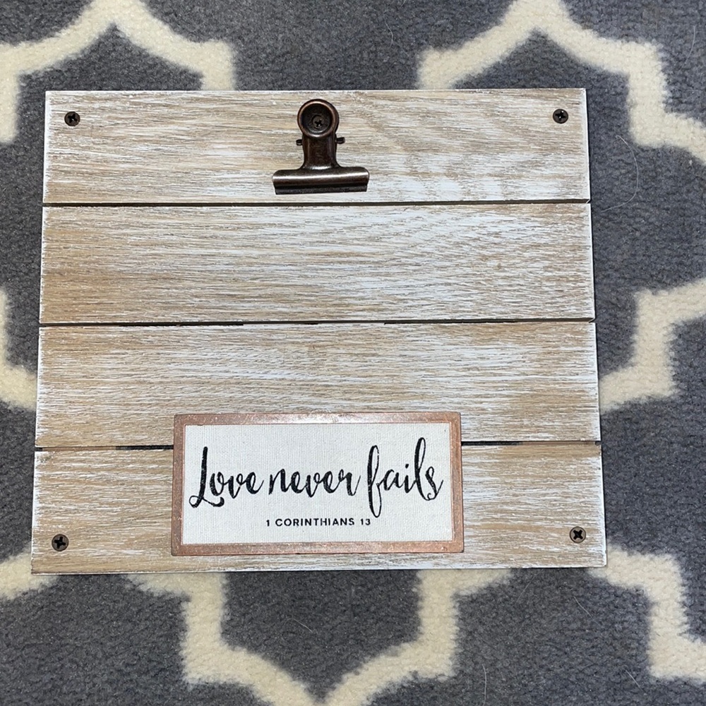 Wooden photo frame